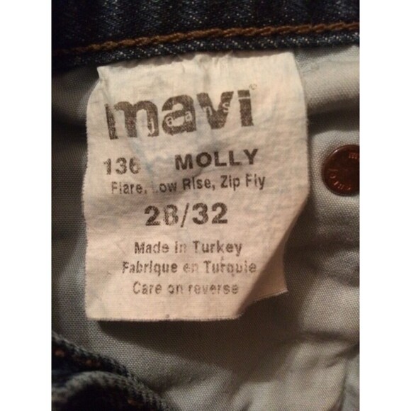 Mavi Women's Jeans Molly Boot Cut Distressed 100% Cotton Jeans Size 28 X 31 - Picture 9 of 9